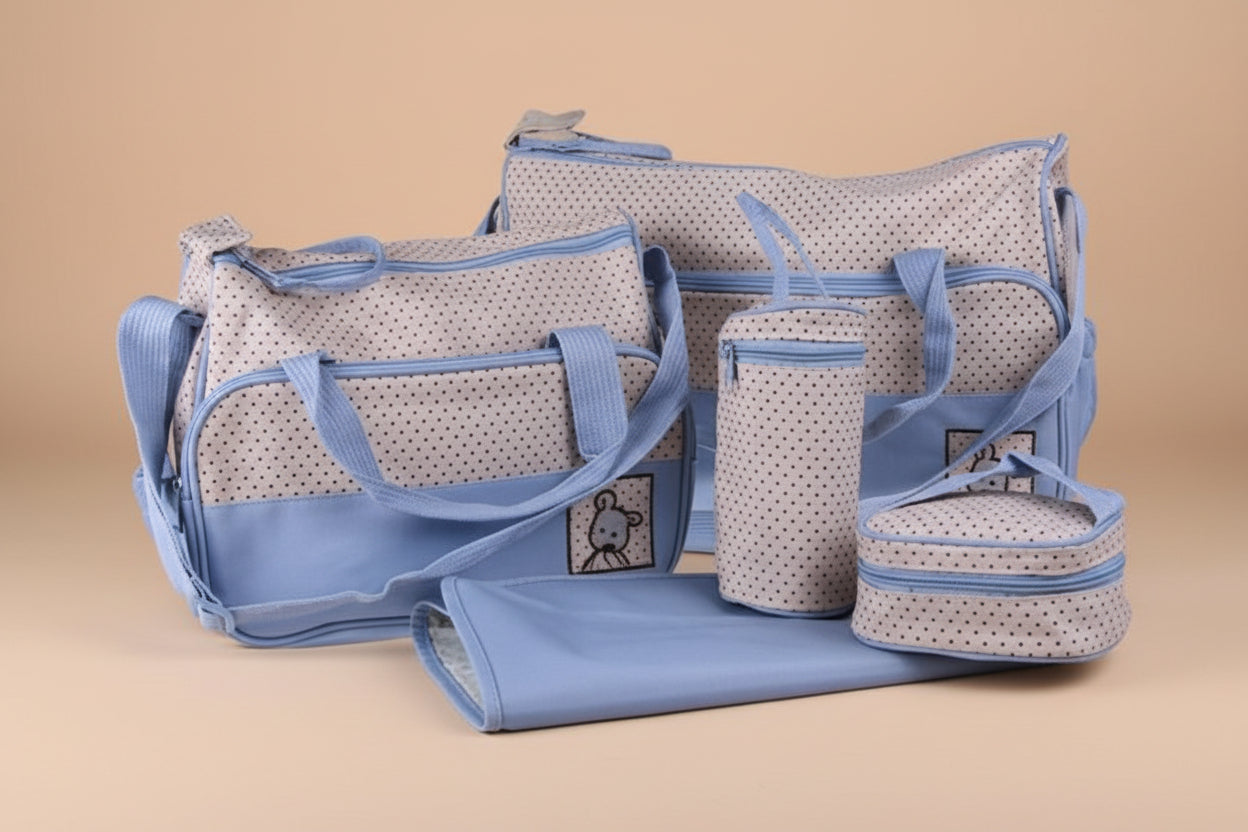 5 in 1 Multifunctional Baby Nappy Bag